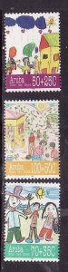 Aruba-Sc#B40-2-unused NH set-Children's Drawings-1995-