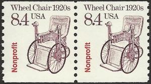 # 2256 MINT NEVER HINGED 1920'S WHEEL CHAIR