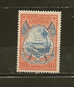 Liberia SC#185 Arms Mint Hinged