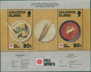 Solomon Islands 1991 SG712 Stamp Exhibition Tokyo MS MNH