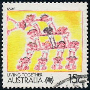 Australia 1988 15c Living Together - Sport SG1117 Fine Used 3