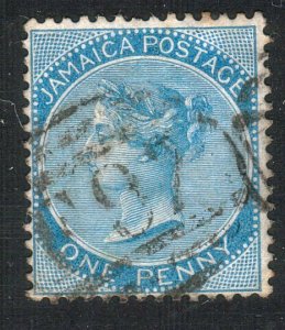 JAMAICA QV 1d wmk CC - F97 cancel of COPSE - scarce........................12028