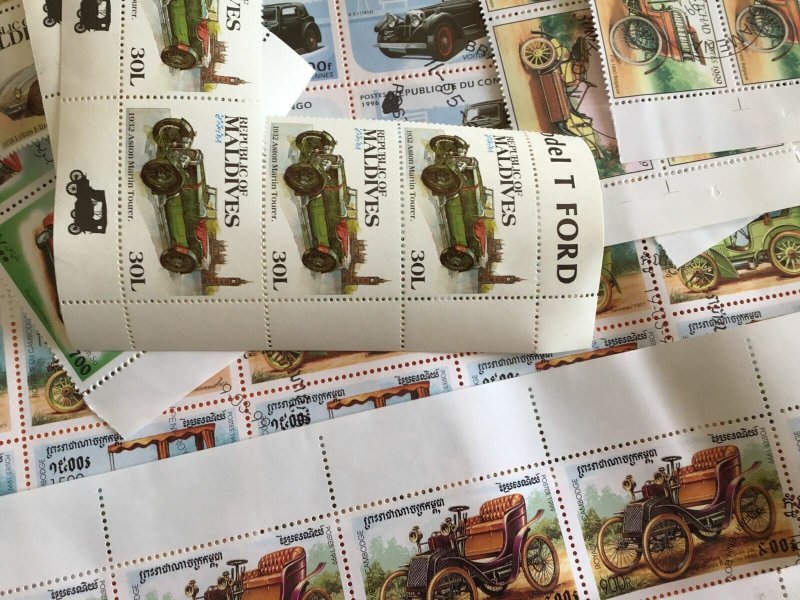 Cars Motor vehicles motor cars stamps for Craft or to collect R24782 