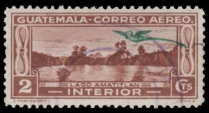 GUATEMALA STAMP 1935 - 37 SCOTT # C32. USED. # 5