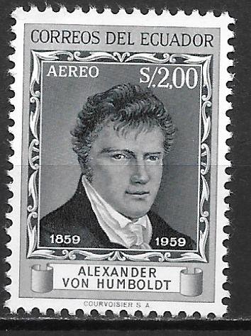 Ecuador C341 1959 von Humboldt single MNH