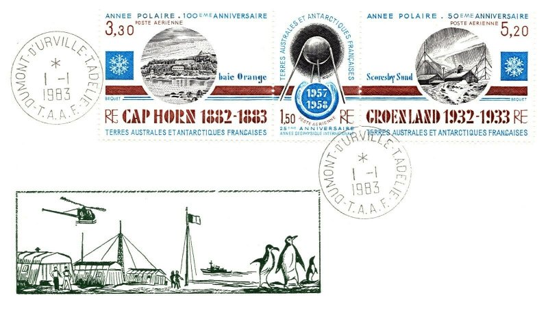 1983 French Southern & Antarctic Territory, Antarctic Cachet and/or Cancel  #104