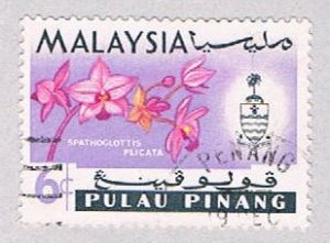 Malaysia Penang 70 Used Different Orchids (BP24725)