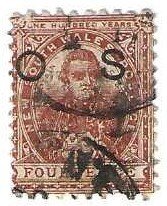 New South Wales O26, used, 1888. (a426)