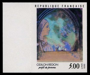 France, 1950-Present #2209 (YT 2635) Cat€61, 1990 Profile of a Woman by Red...