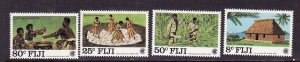 Fiji-Sc#485-8- id9-unused NH set-Commonwealth Day-1983-