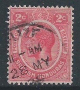 British Honduras #94 Used 2c King George V