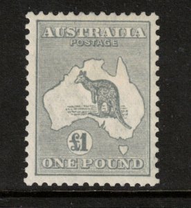 Australia #128 (SG #137) Very Fine+ Mint Very Lightly Hinged - C Of A Watermark 
