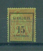 Guadeloupe sc# 4 mh cat value $35.00