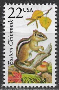 US ~ Scott #  2297 ~ Used ~ Eastern Chipmunk