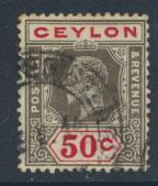 Ceylon  SG 353a Used   Die I