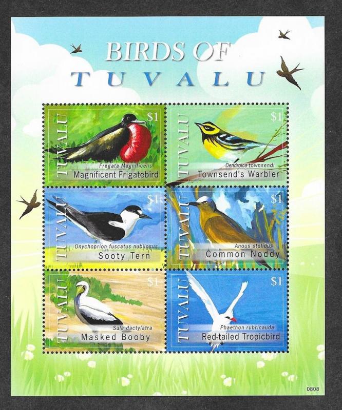 Tuvalu 1070 Mint NH Sheet Birds!