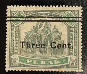 Malaya-Perak 1900, SC 67, LH Very Fine