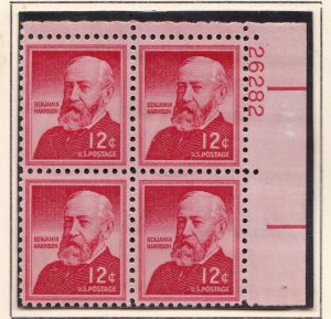 United States Plate Block      1045      MNH OG  in archival mount