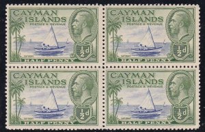 Cayman Islands 86, Used Block of 4