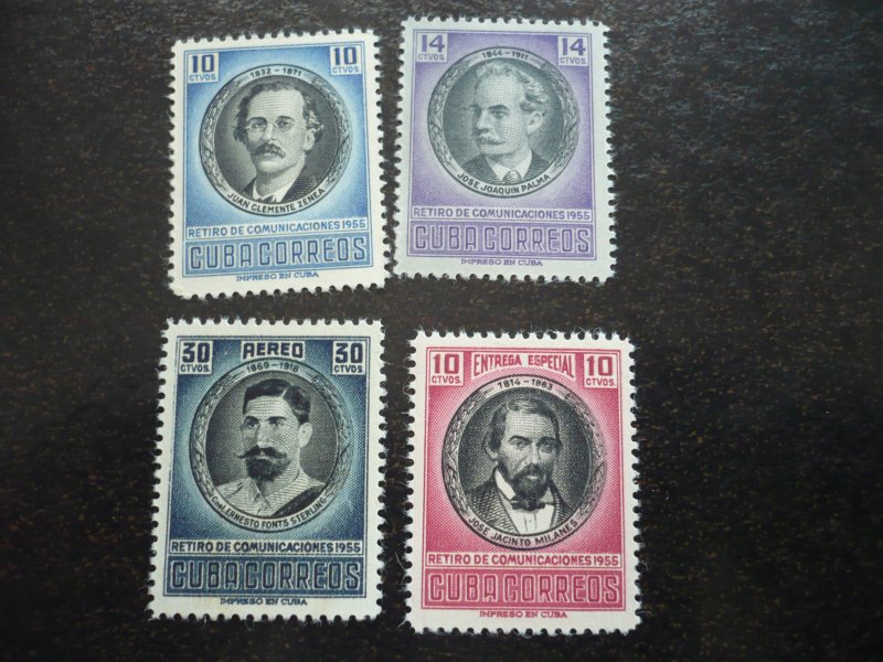 Stamps-Cuba -Scott# 553-556,C131-C133,E21 - Mint Hinged Set of 8 Stamps