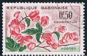 Gabon 154 Used Flower Combretum ur 1961 (G0290)+
