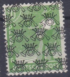 1948 Germany - American & British Zone:10pfg with Posthorn Type 2 Inverted