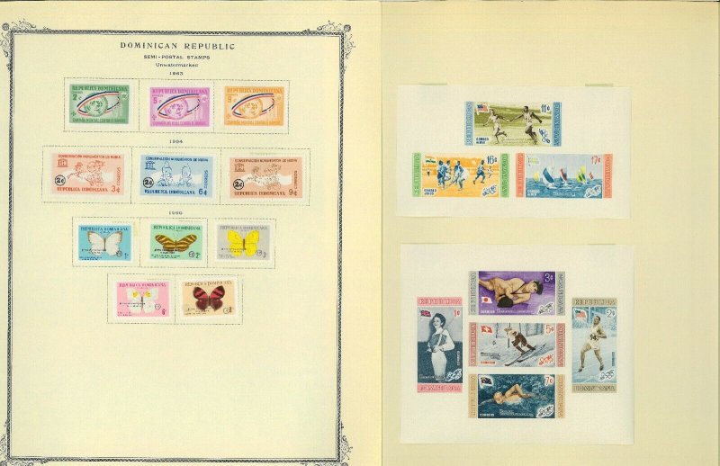 Dominican Rep.1906-1970 M & U Hinged on Scott Specialty Pages