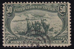 US 291 Bureau & Regular Issues Used F-VF Light Cancel Owners R/S On Crease LR...