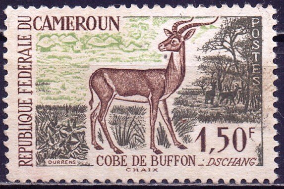 Cameroon. 1962. 357. Antelope fauna. USED.