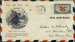 US FDC #C23 Planty 17 W. M. Grandy Cachet Saint Petersburg, FL  