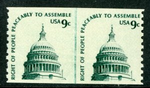 USA 1976 ⭐9¢ ⭐ Line Pair ⭐ Scott # 1616 ⭐ MNH P615 