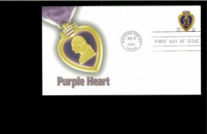 2002 First day Cover Purple Heart Washington DC