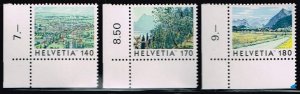 Switzerland 1998,#1027_9 MNH,  Swiss Landscapes