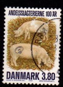 Denmark -  #841 Bacon Factories - Used