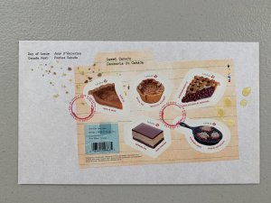 scott 3177 FDC - 2019 - Canada Sweet Foods, Pie, Nanaimo Bar, Tarts - Superfleas