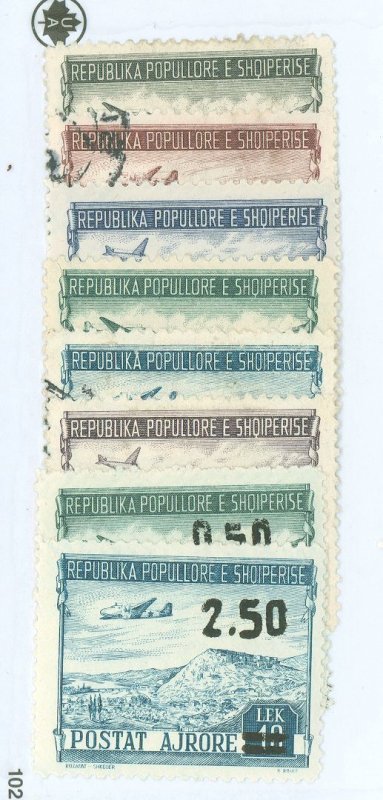 Albania #C54/63 Unused Single (Complete Set)