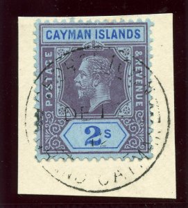 Cayman Island 1912 KGV 2s purple & bright blue/blue very fine used. SG 49. Sc 41