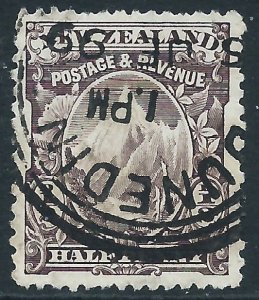 New Zealand, Sc #70, 1/2d Used