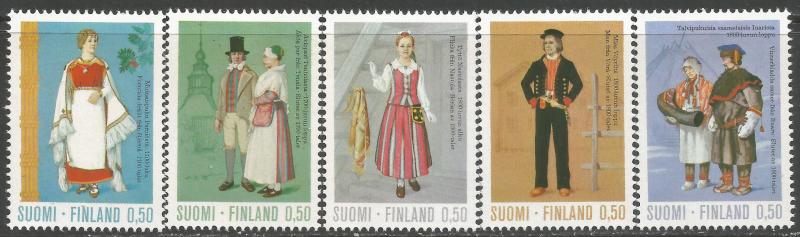 FINLAND 518-22 MOG COSTUMES W290