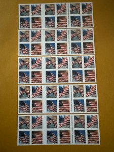 USA US USPS 2024 Authentic Flag Forever Stamp 5 x Booklets (100Pcs) in MNH VF