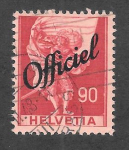 Switzerland Scott #O32 Used 90c Official stamp 2019 CV $1.50