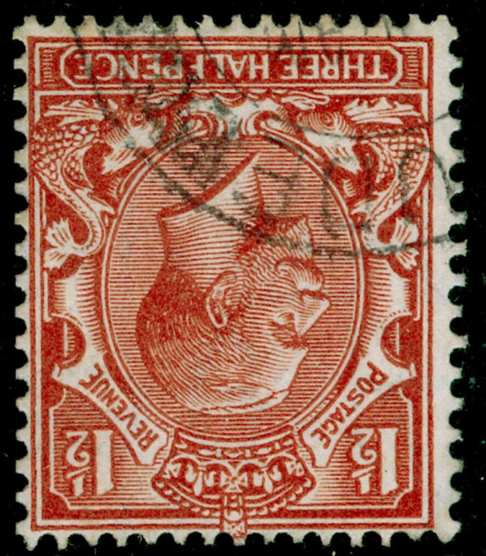 SG420Wi, 1½d red-brown, FINE USED. WMK INVERTED.