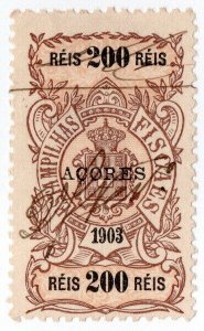 (I.B) Portugal Revenue : Stamp Duty 200R (Azores) 