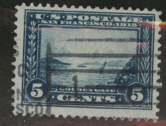 USA Scott 399 Used 1913 Panama-Pacific perf 12 stampl