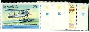 Jamaica, Scott #573-76, Mint, Never Hinged, complete set