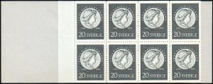 SWEDEN Sc. 467a 20o Lenngren 1954 MNH booklet