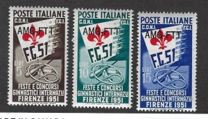 Italy AMG SC#115-117 MNH SCV$33.00...Worth a view!!