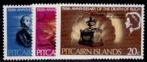 PITCAIRN ISLANDS QEII SG82-84, 1967 Admiral Bligh set, NH MINT.