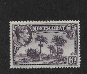 Montserrat 1938 King George-VI, Scott # 98a perf 13 ,VF Mint Hinged*OG (BC-1)