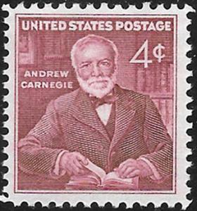 Scott 1171   4¢ Andrew Carnegie Single, MNH